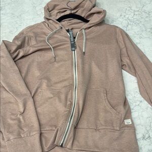 Vuori Performance Halo 2.0 Hoodie - Heather Pink ( New)